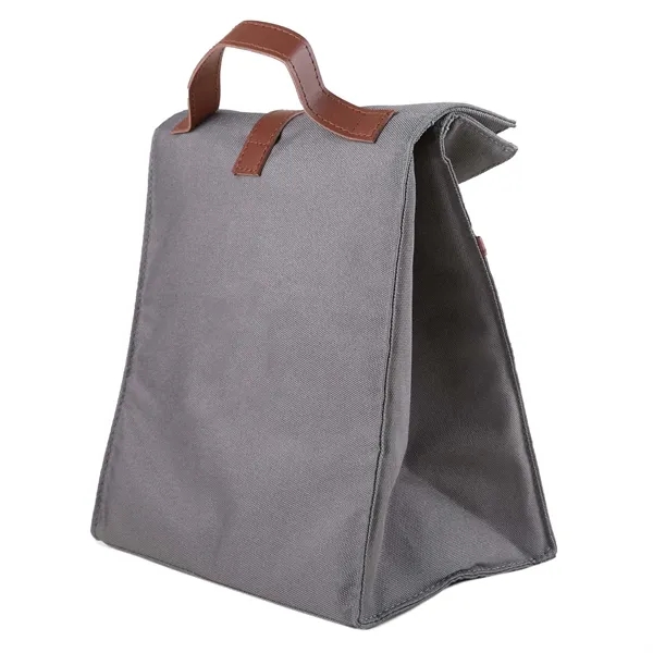 Lunch Cooler Bag is made with 600D polyester & brown vegan... from ASI 61966 HPG / Beacon Promotions