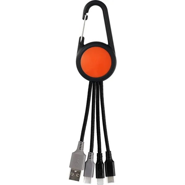 COLORFUL 3-IN-1 CARABINER DUO CHARGING CABLE... from ASI 30208 A P Specialties / AP Specialties