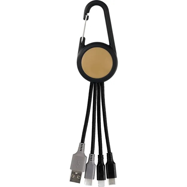 COLORFUL 3-IN-1 CARABINER DUO CHARGING CABLE... from ASI 30208 A P Specialties / AP Specialties