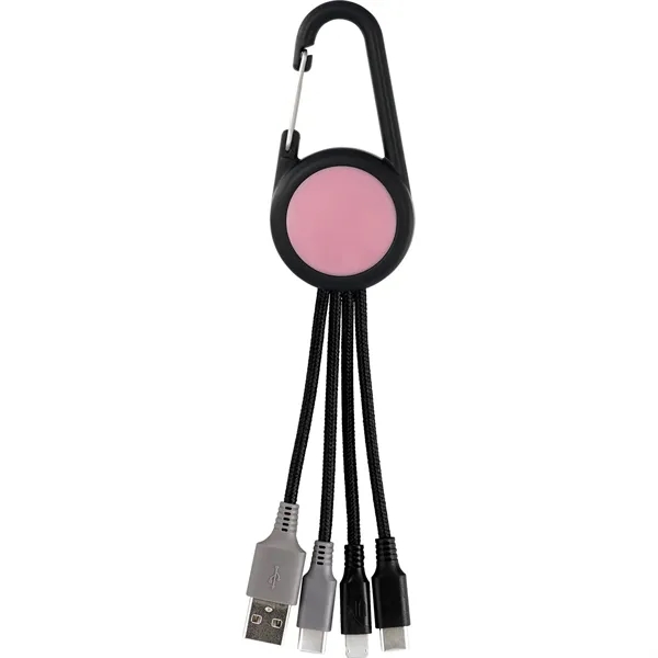 COLORFUL 3-IN-1 CARABINER DUO CHARGING CABLE... from ASI 30208 A P Specialties / AP Specialties