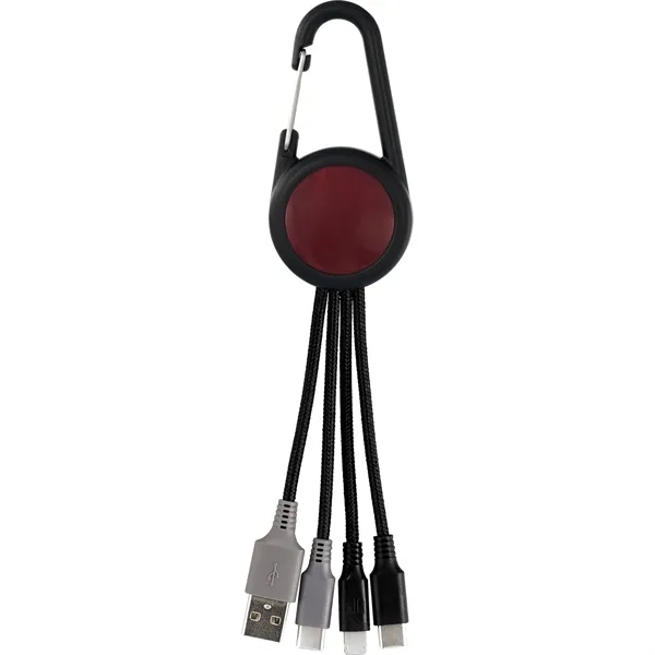 COLORFUL 3-IN-1 CARABINER DUO CHARGING CABLE... from ASI 30208 A P Specialties / AP Specialties