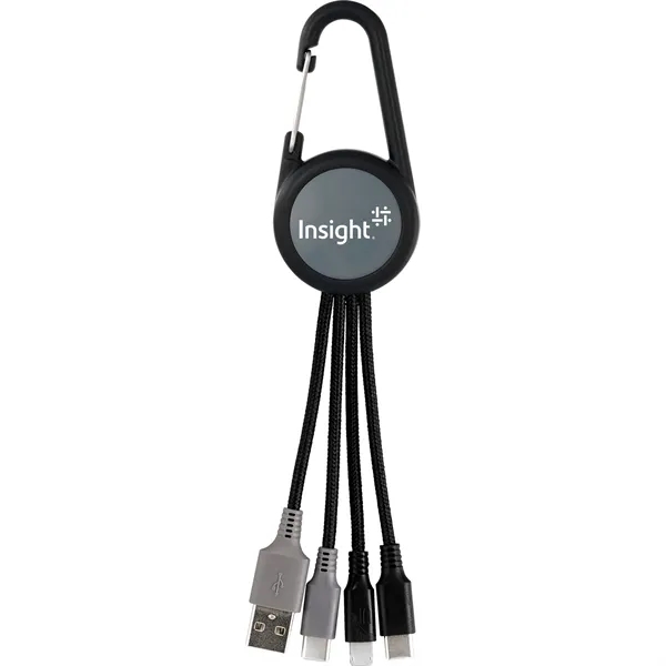 COLORFUL 3-IN-1 CARABINER DUO CHARGING CABLE... from ASI 30208 A P Specialties / AP Specialties