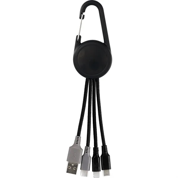 COLORFUL 3-IN-1 CARABINER DUO CHARGING CABLE... from ASI 30208 A P Specialties / AP Specialties