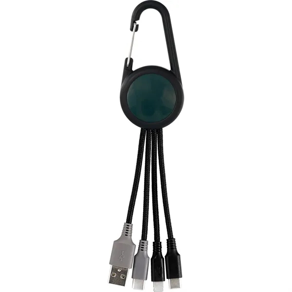 COLORFUL 3-IN-1 CARABINER DUO CHARGING CABLE... from ASI 30208 A P Specialties / AP Specialties