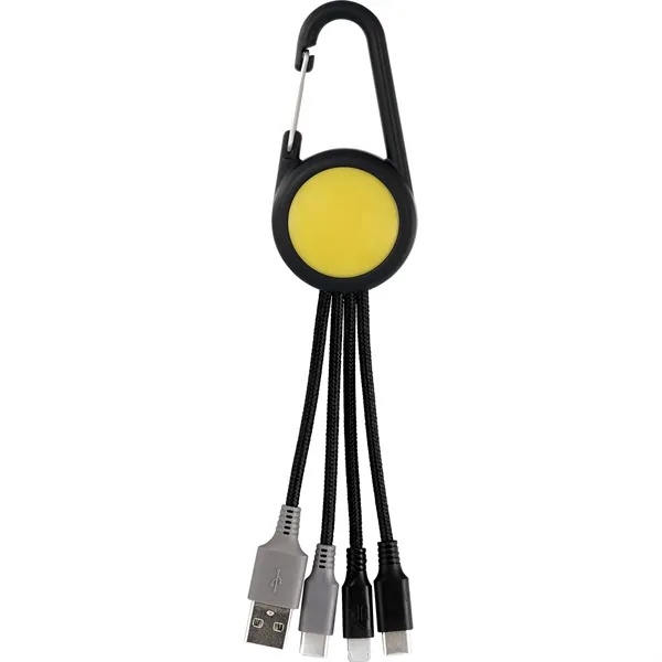 COLORFUL 3-IN-1 CARABINER DUO CHARGING CABLE... from ASI 30208 A P Specialties / AP Specialties