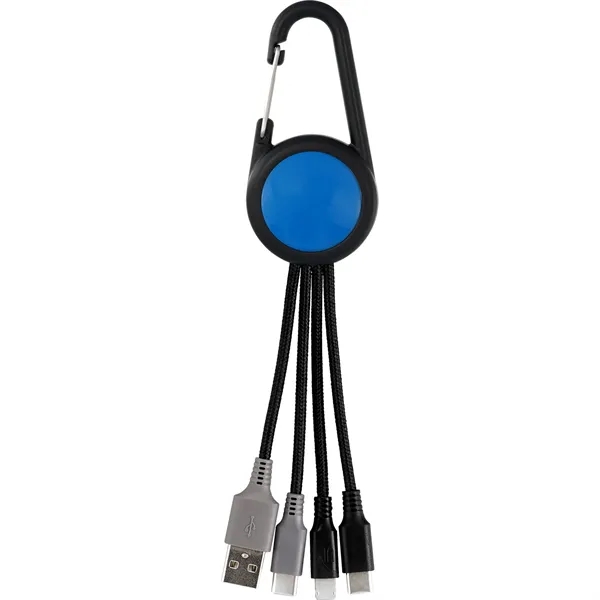 COLORFUL 3-IN-1 CARABINER DUO CHARGING CABLE... from ASI 30208 A P Specialties / AP Specialties