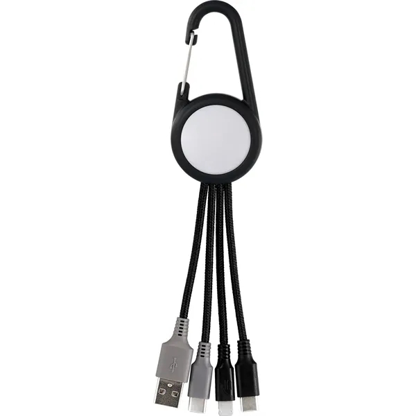 COLORFUL 3-IN-1 CARABINER DUO CHARGING CABLE... from ASI 30208 A P Specialties / AP Specialties