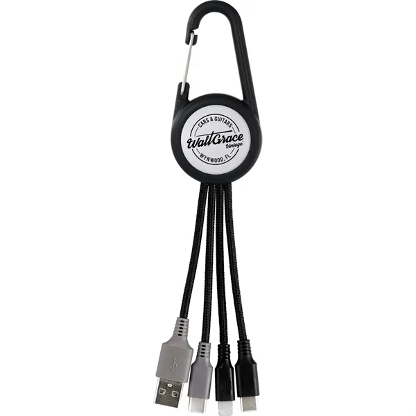 COLORFUL 3-IN-1 CARABINER DUO CHARGING CABLE... from ASI 30208 A P Specialties / AP Specialties