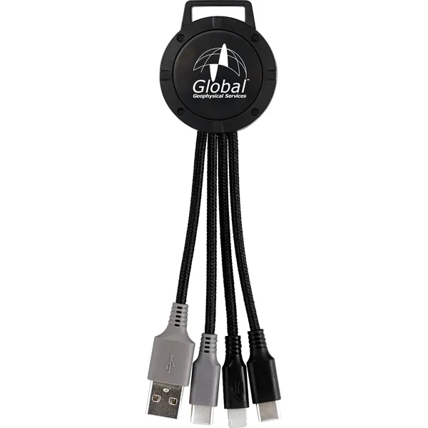 TWO TONE 3-IN-1 DUO CHARGING CABLE... from ASI 30208 A P Specialties / AP Specialties