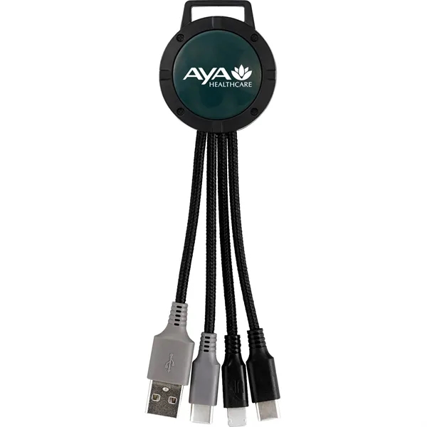TWO TONE 3-IN-1 DUO CHARGING CABLE... from ASI 30208 A P Specialties / AP Specialties