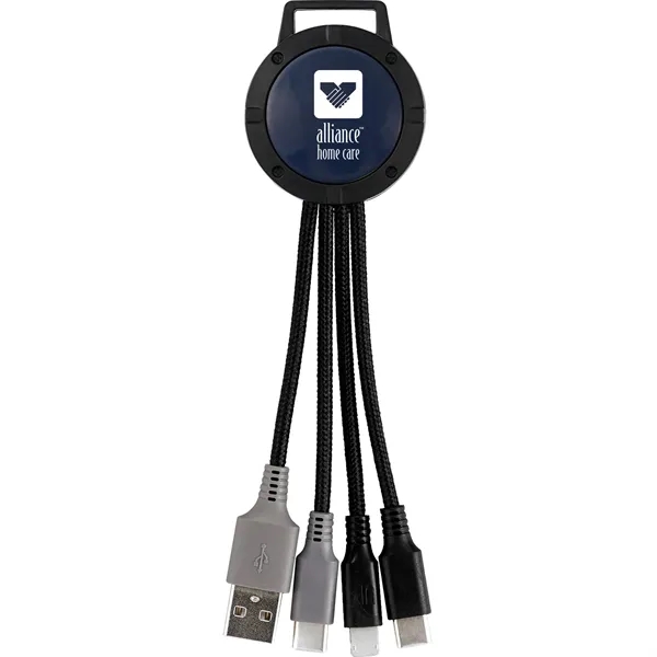 TWO TONE 3-IN-1 DUO CHARGING CABLE... from ASI 30208 A P Specialties / AP Specialties