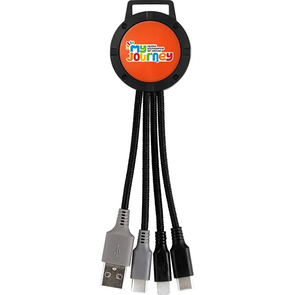 TWO TONE 3-IN-1 DUO CHARGING CABLE... from ASI 30208 A P Specialties / AP Specialties