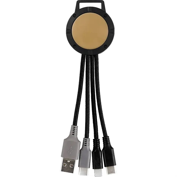 TWO TONE 3-IN-1 DUO CHARGING CABLE... from ASI 30208 A P Specialties / AP Specialties