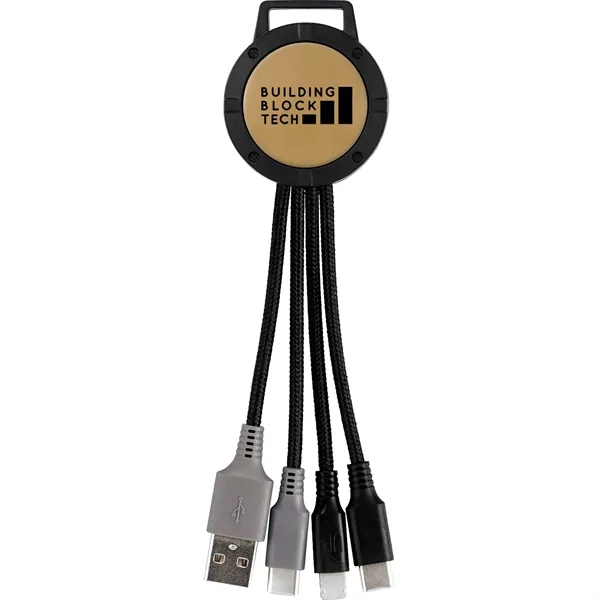 TWO TONE 3-IN-1 DUO CHARGING CABLE... from ASI 30208 A P Specialties / AP Specialties