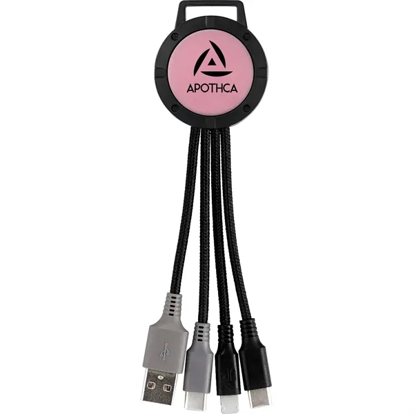 TWO TONE 3-IN-1 DUO CHARGING CABLE... from ASI 30208 A P Specialties / AP Specialties