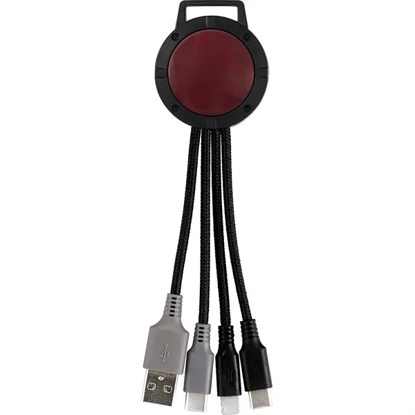 TWO TONE 3-IN-1 DUO CHARGING CABLE... from ASI 30208 A P Specialties / AP Specialties
