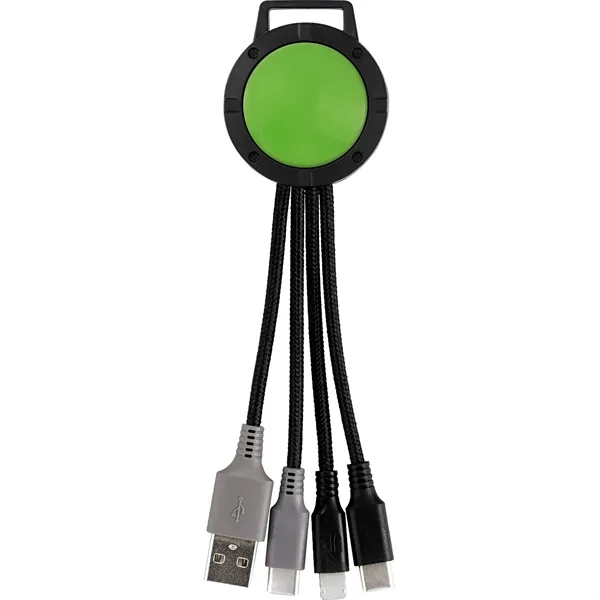 TWO TONE 3-IN-1 DUO CHARGING CABLE... from ASI 30208 A P Specialties / AP Specialties