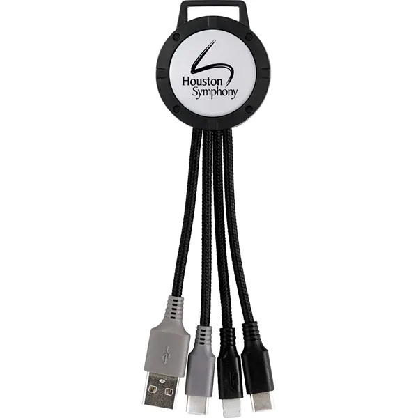 TWO TONE 3-IN-1 DUO CHARGING CABLE... from ASI 30208 A P Specialties / AP Specialties