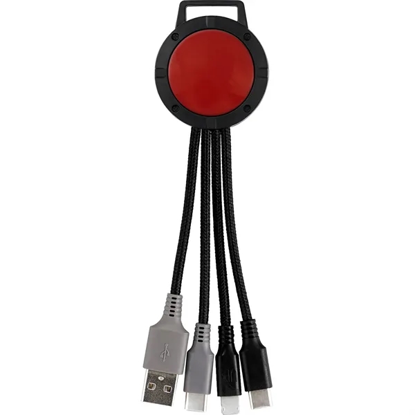 TWO TONE 3-IN-1 DUO CHARGING CABLE... from ASI 30208 A P Specialties / AP Specialties