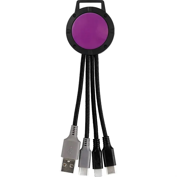TWO TONE 3-IN-1 DUO CHARGING CABLE... from ASI 30208 A P Specialties / AP Specialties