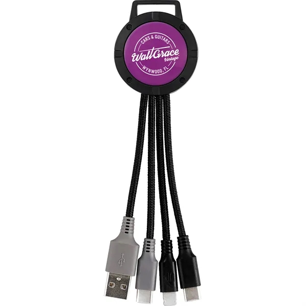 TWO TONE 3-IN-1 DUO CHARGING CABLE... from ASI 30208 A P Specialties / AP Specialties