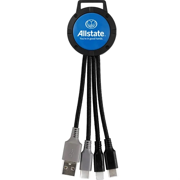 TWO TONE 3-IN-1 DUO CHARGING CABLE... from ASI 30208 A P Specialties / AP Specialties