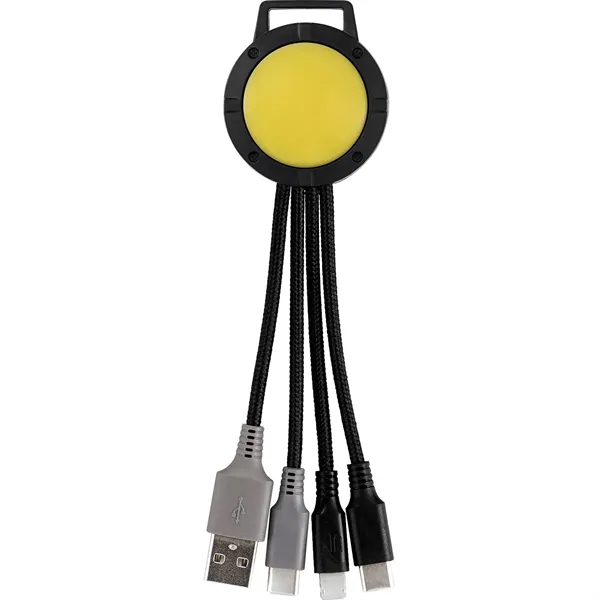 TWO TONE 3-IN-1 DUO CHARGING CABLE... from ASI 30208 A P Specialties / AP Specialties