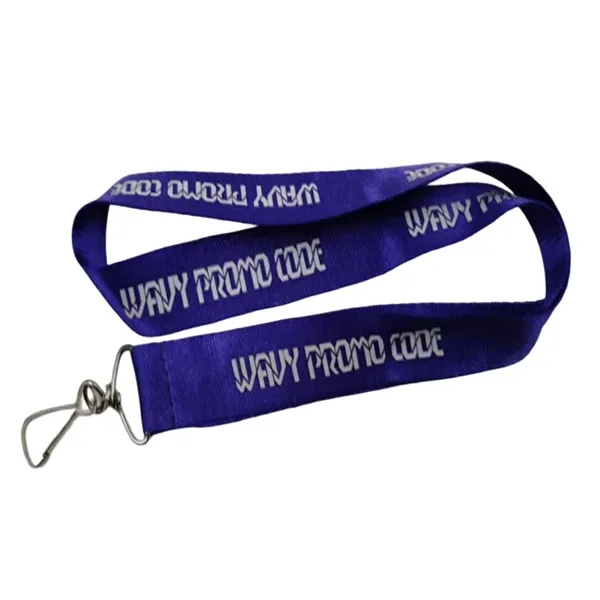 Long nylon lanyard with 1 color silkscreen imprint on one side... from ASI 37218 Athena Promo (tm)