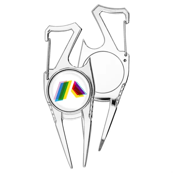 5-in-1 golf divot fixer, ball market and bottle opener.... from ASI 52263 EMT