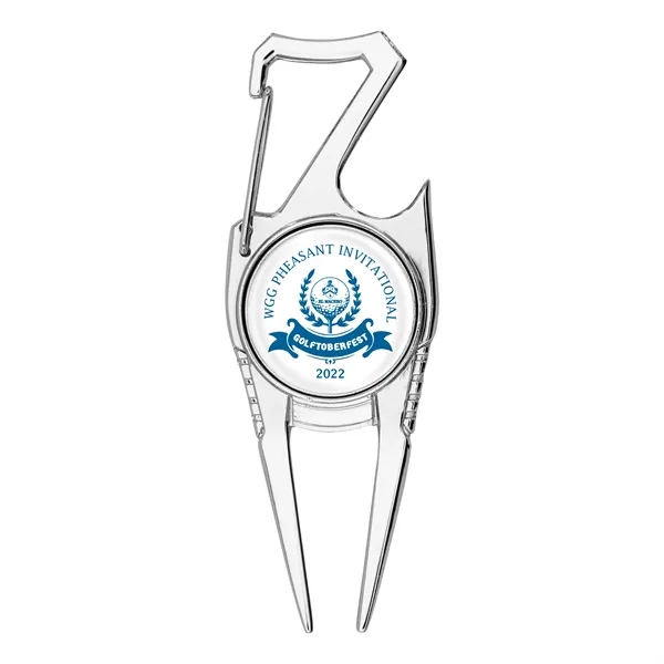 5-in-1 golf divot fixer, ball market and bottle opener.... from ASI 52263 EMT