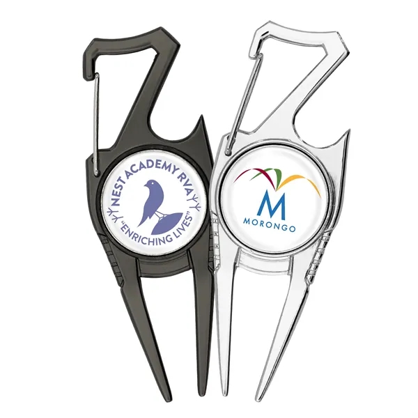 5-in-1 golf divot fixer, ball market and bottle opener.... from ASI 52263 EMT