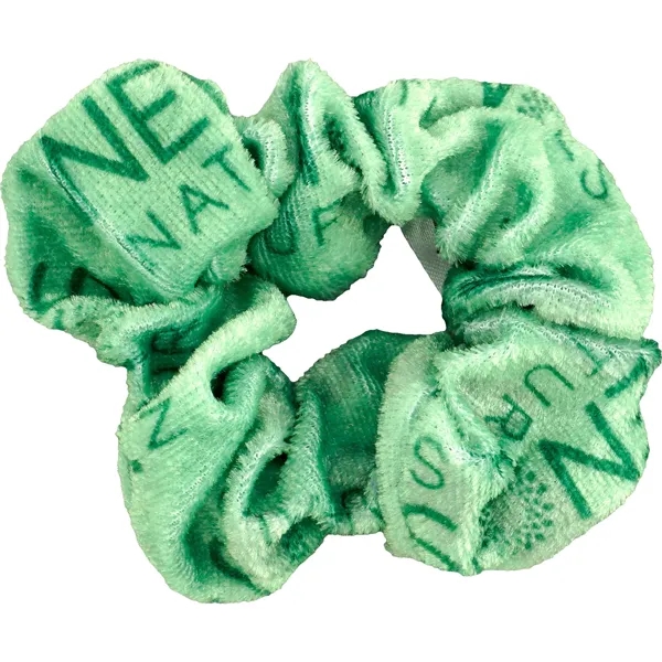 FULL COLOR VELVETY HAIR SCRUNCHIE... from ASI 30208 A P Specialties / AP Specialties