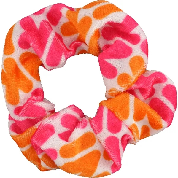 FULL COLOR VELVETY HAIR SCRUNCHIE... from ASI 30208 A P Specialties / AP Specialties