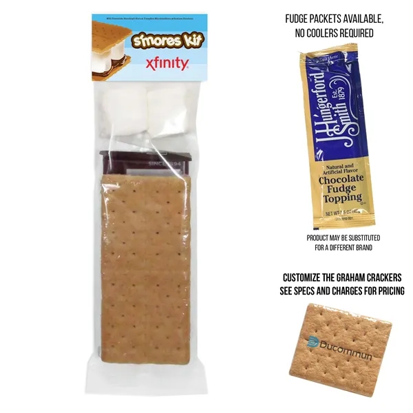 Kit includes Graham Cracker Sheets, Marshmallows and Fudge Packets.... from ASI 71685 Midnite Snax®