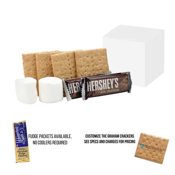 Kit includes Graham Cracker Sheets, Marshmallows and Fudge Packets.... from ASI 71685 Midnite Snax®