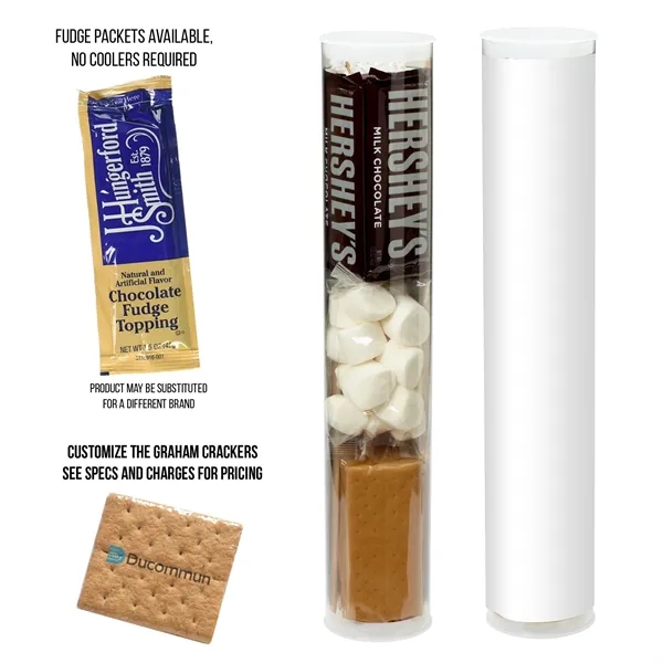 Kit includes Graham Cracker Sheets, Marshmallows, Fudge Packets and Toasting Sticks.... from ASI 71685 Midnite Snax®