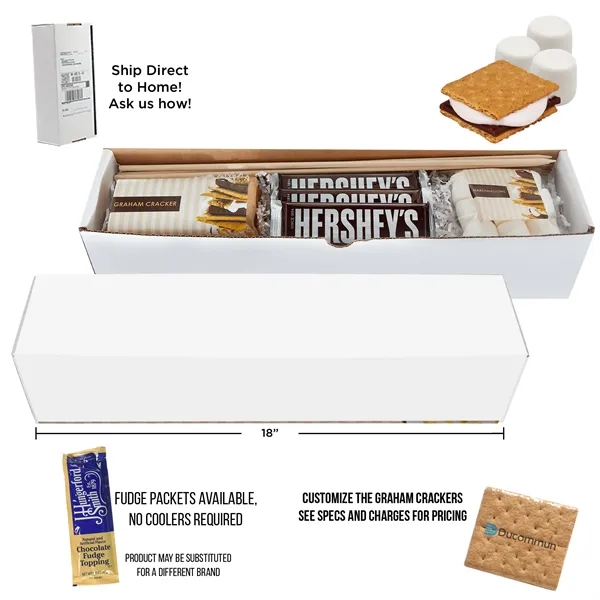 Kit includes Graham Cracker Sheets, Marshmallows and Fudge Packets.... from ASI 71685 Midnite Snax®