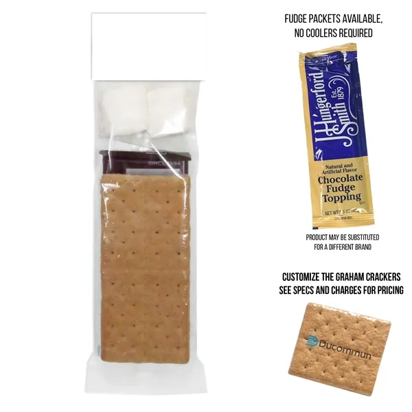Kit includes Graham Cracker Sheets, Marshmallows and Fudge Packets.... from ASI 71685 Midnite Snax®
