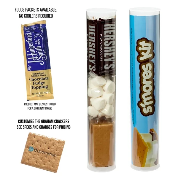 Kit includes Graham Cracker Sheets, Marshmallows, Fudge Packets and Toasting Sticks.... from ASI 71685 Midnite Snax®