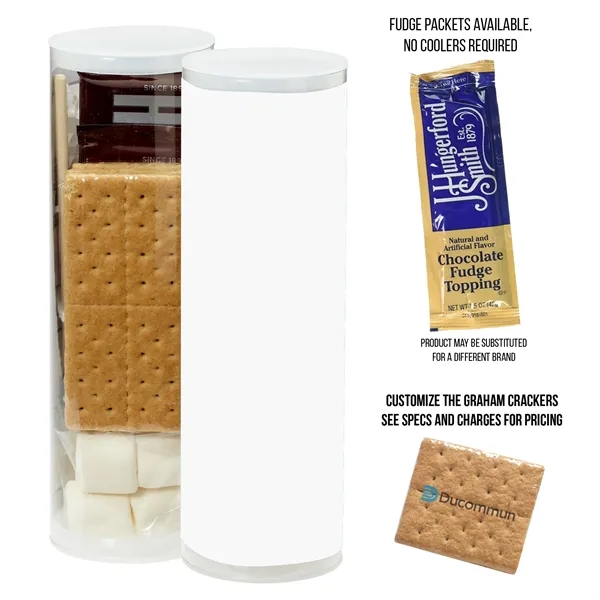 Kit includes Graham Cracker Sheets, Marshmallows, Fudge Packets and Toasting Sticks.... from ASI 71685 Midnite Snax®