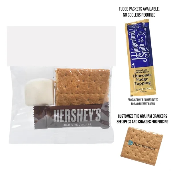 Kit includes Graham Cracker Sheets, Marshmallows and Fudge Packets.... from ASI 71685 Midnite Snax®