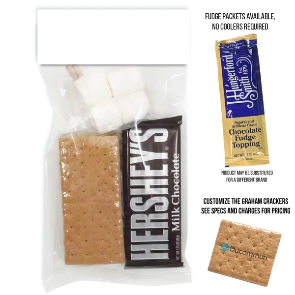 Kit includes Graham Cracker Sheets, Marshmallows and Fudge Packets.... from ASI 71685 Midnite Snax®