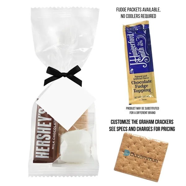 Single serve microwave kit contains 1 Graham Cracker Sheet, 1 Hershey's®... from ASI 71685 Midnite Snax®