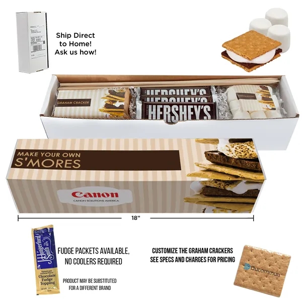 Kit includes Graham Cracker Sheets, Marshmallows and Fudge Packets.... from ASI 71685 Midnite Snax®