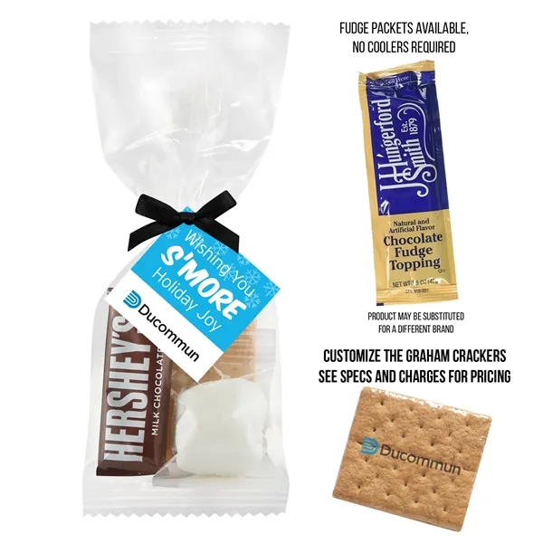 Single serve microwave kit contains 1 Graham Cracker Sheet, 1 Hershey's®... from ASI 71685 Midnite Snax®