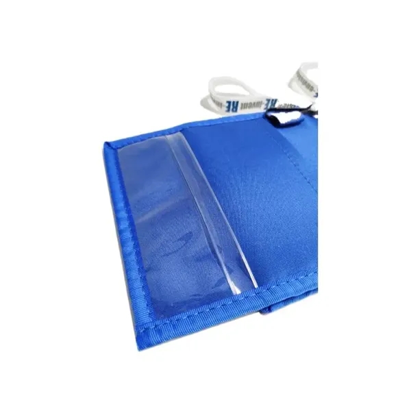 Passport pouch money travel holder neck wallet plus 1 color silkscreen... from ASI 37218 Athena Promo (tm)