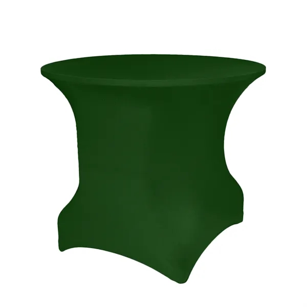 Non-Printed/Blank 60" Round Spandex Stretch Tablecloth - Premium Polyester Spandex... from ASI 94105 Visual Textile Resource