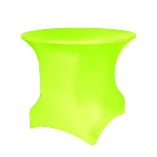 Non-Printed/Blank 60" Round Spandex Stretch Tablecloth - Premium Polyester Spandex... from ASI 94105 Visual Textile Resource