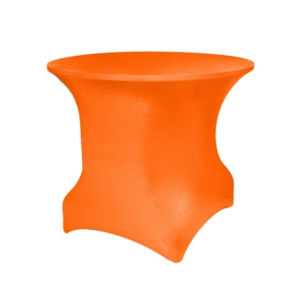 Non-Printed/Blank 60" Round Spandex Stretch Tablecloth - Premium Polyester Spandex... from ASI 94105 Visual Textile Resource