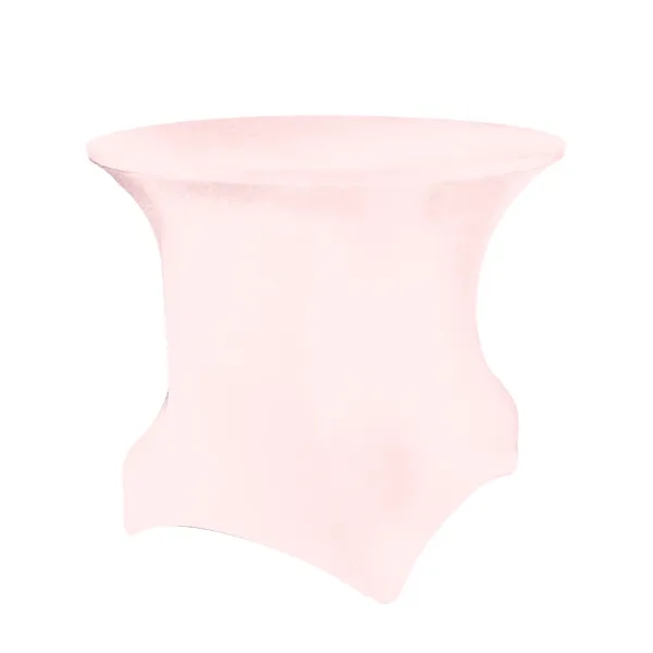 Non-Printed/Blank 60" Round Spandex Stretch Tablecloth - Premium Polyester Spandex... from ASI 94105 Visual Textile Resource